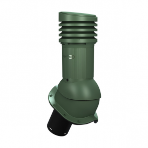 PERFEKTA EVO ventilācijas izvads D125, Neizolēts - Zaļš